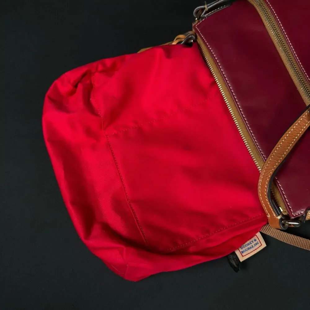 Dooney & Bourke Wexford Smooth Leather Crossbody Color Mulberry